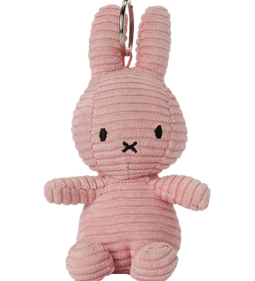 Bon Ton Toys Nøgleringe*Nøglering - 12 cm - Miffy ECO Corduroy - Pink