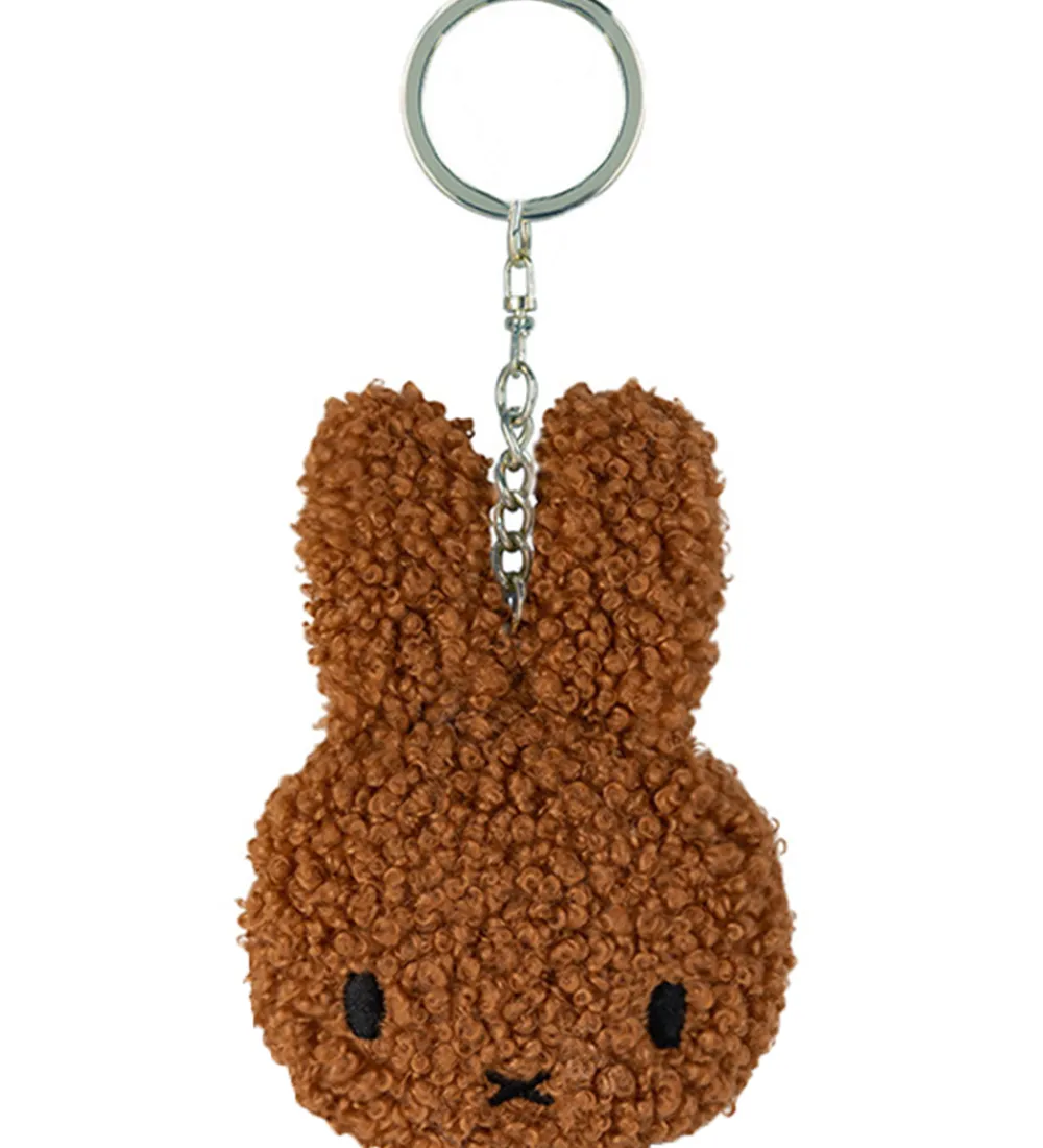 Nøgleringe-Bon Ton Toys Nøglering - 10 cm - Miffy Tiny Teddy - Cinnamon