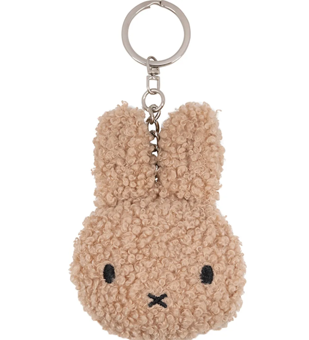 Nøgleringe-Bon Ton Toys Nøglering - 10 cm - Miffy Flat - Tiny Teddy Beige