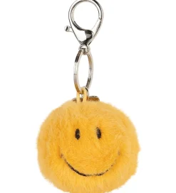Nøgleringe-Bon Ton Toys Nøglering - 5,5 cm - Smiley Keychain ECO Fuzzy - Ye