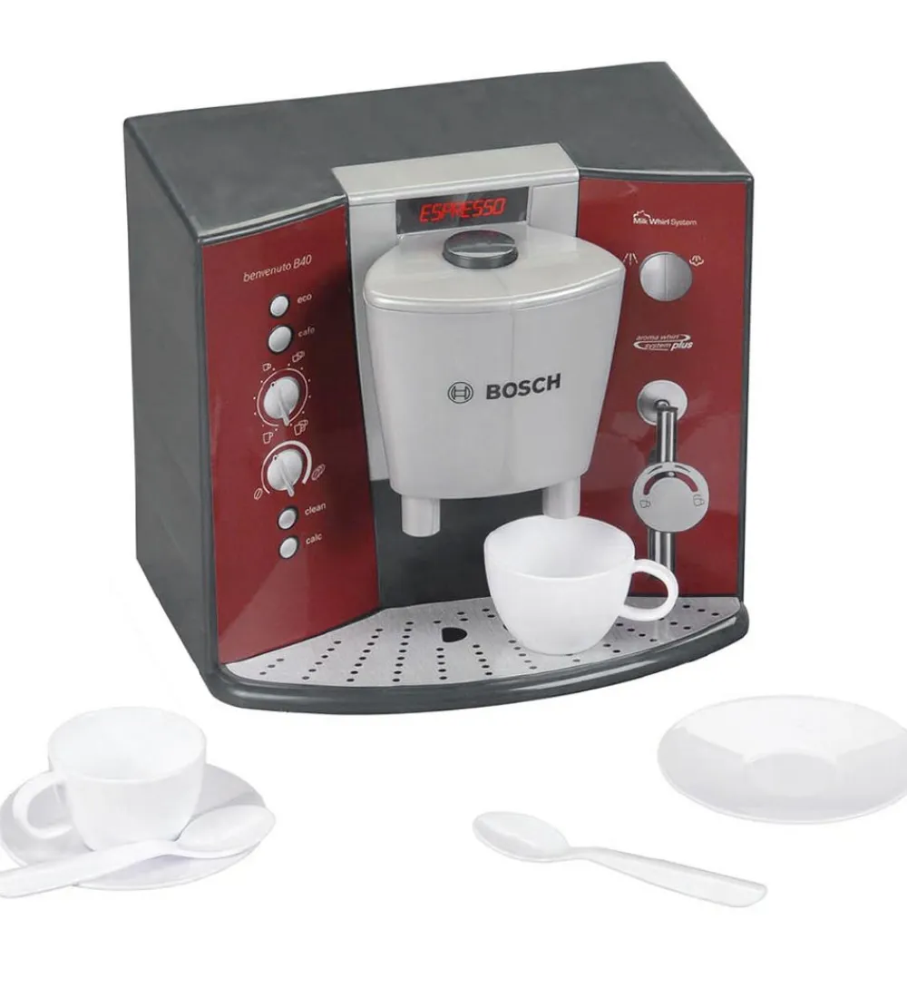 Bosch Mini Legekøkken Og Legemøbel*Espresso Kaffemaskine - Legetøj - Rød/Grå