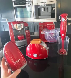 Legekøkken Og Legemøbel-Bosch Mini Stavblender - Legetøj - Rød