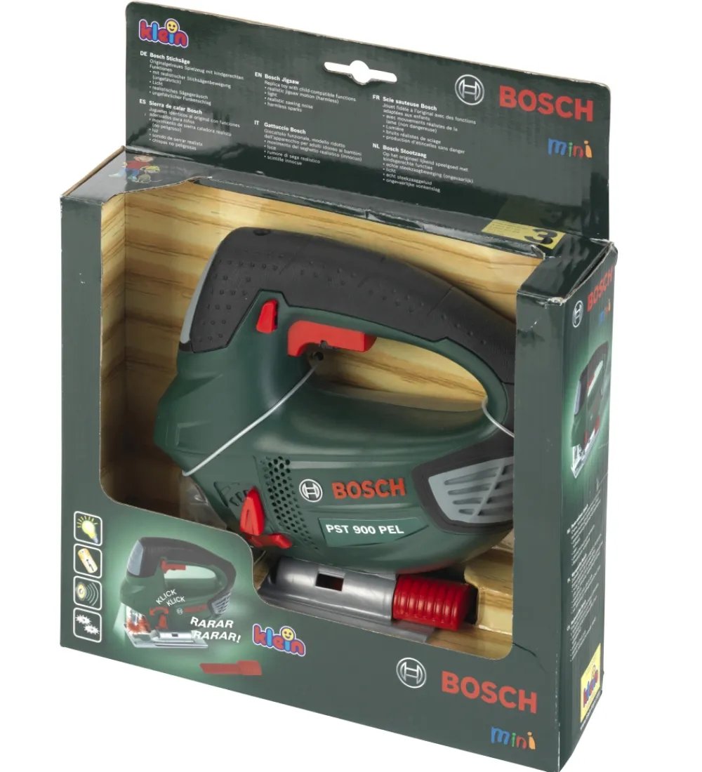 Bosch Mini Legeværktøj*Stiksav m. Lys/Lyd - Legetøj - Grøn