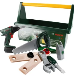 Bosch Mini Legeværktøj*Værktøjskasse m. Tilbehør - Legetøj - Mørkegrøn
