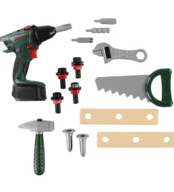 Bosch Mini Legeværktøj*Værktøjskasse m. Tilbehør - Legetøj - Mørkegrøn