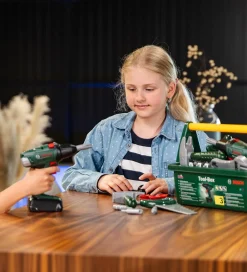 Bosch Mini Legeværktøj*Værktøjskasse m. Tilbehør - Legetøj - Mørkegrøn