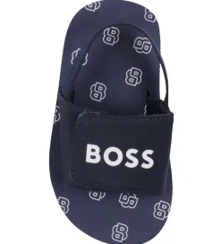 Badesandaler-BOSS Badesandaler - Navy/Hvid