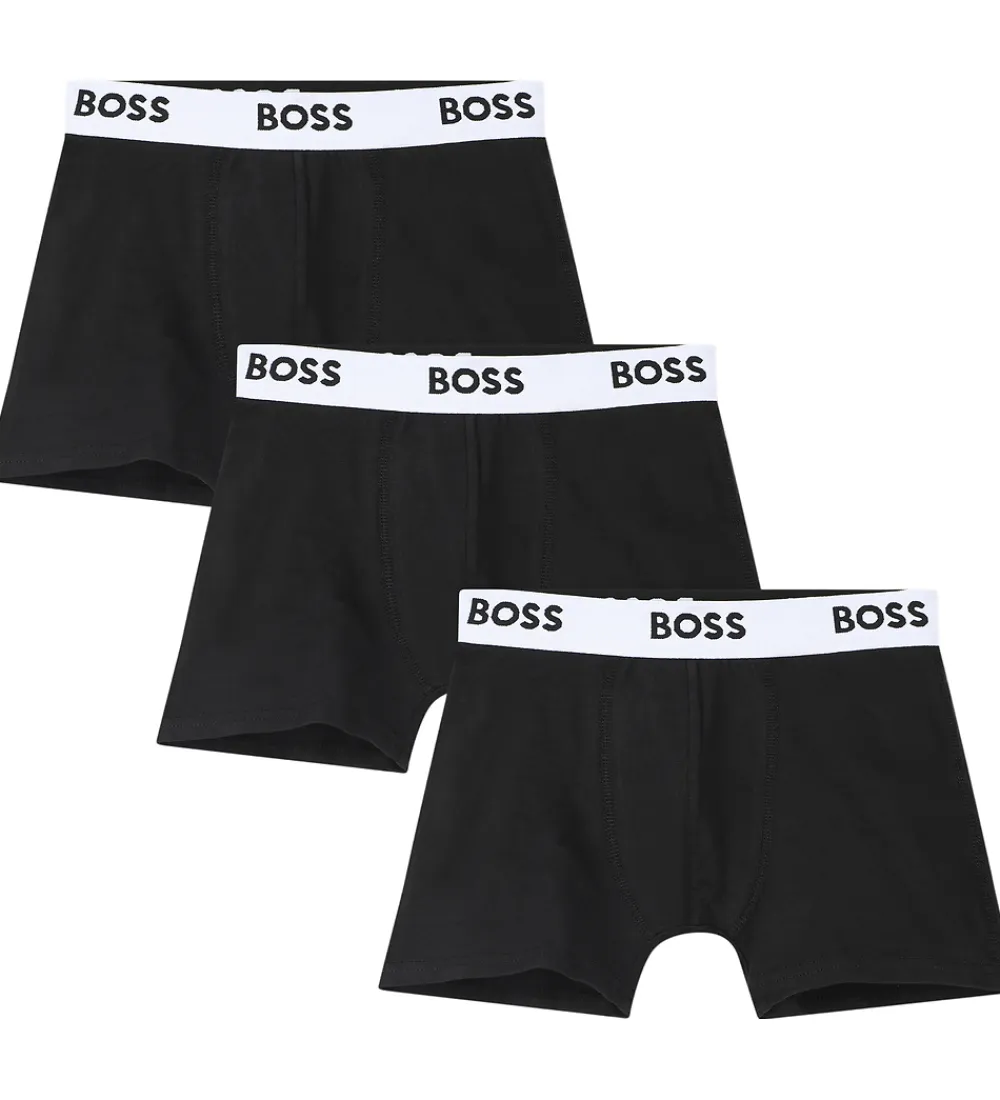 Undertøj-BOSS Boxershorts - 3-pak - Sort