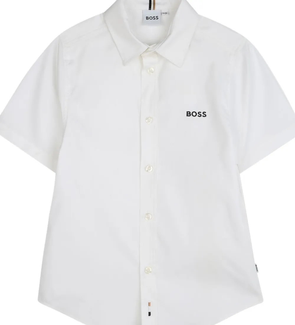 Konfirmationstøj-BOSS Skjorte - Hvid