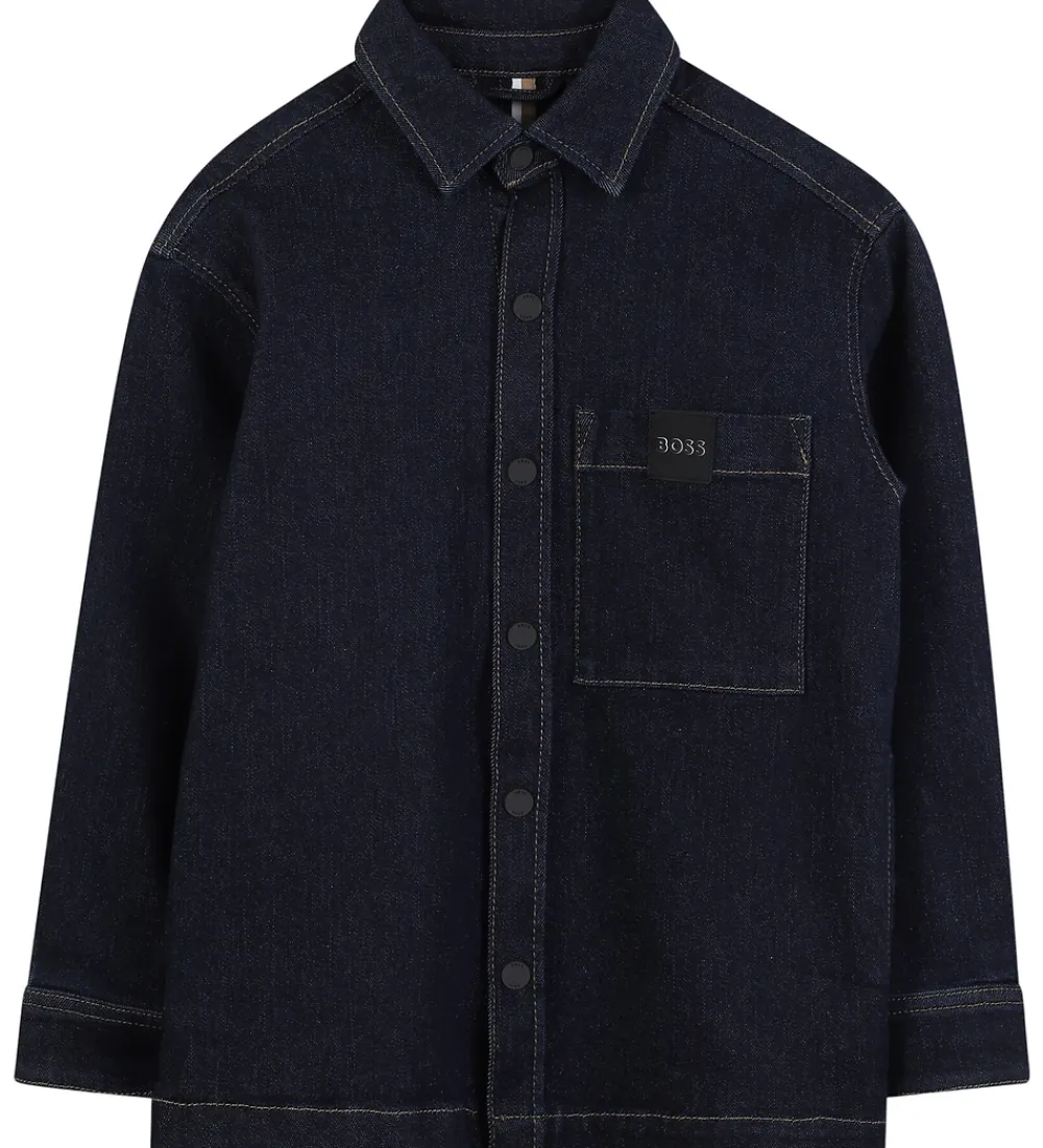 BOSS Skjorter|Konfirmationstøj*Skjorte - Raw Denim