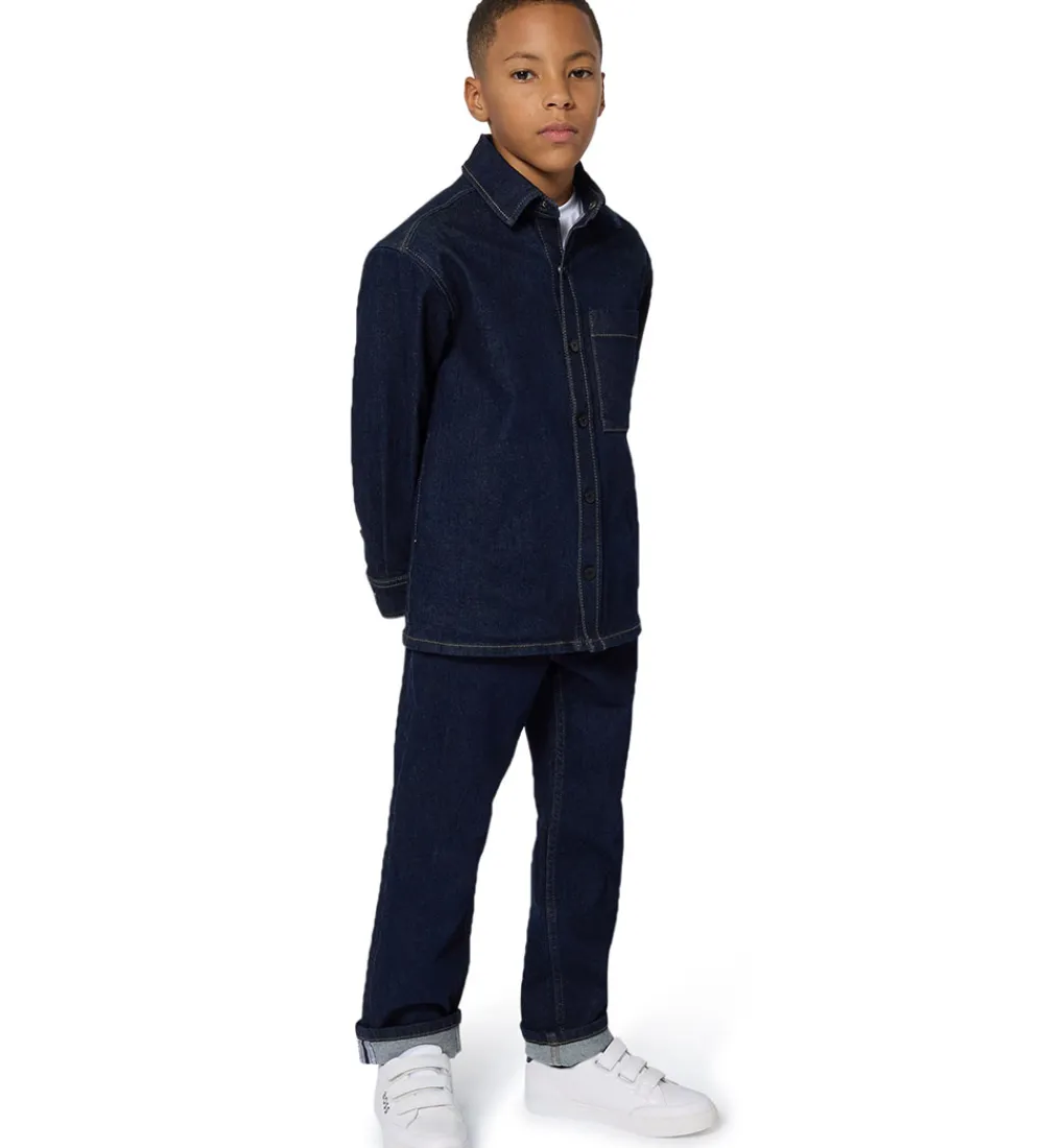 BOSS Skjorter|Konfirmationstøj*Skjorte - Raw Denim