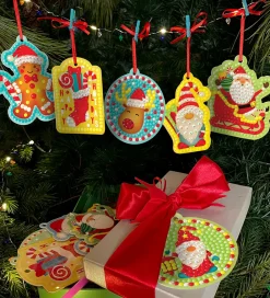 BOX CANDIY Julepynt*Kreasæt - Diamantkunst Til og Fra-kort - Totally Sant