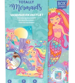 BOX CANDIY Maling*Kreasæt - Vandfarvekunstsæt - Totally Mermaids