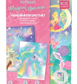 Maling-BOX CANDIY Kreasæt - Vandfarvekunstsæt - Totally Magical Unicorn