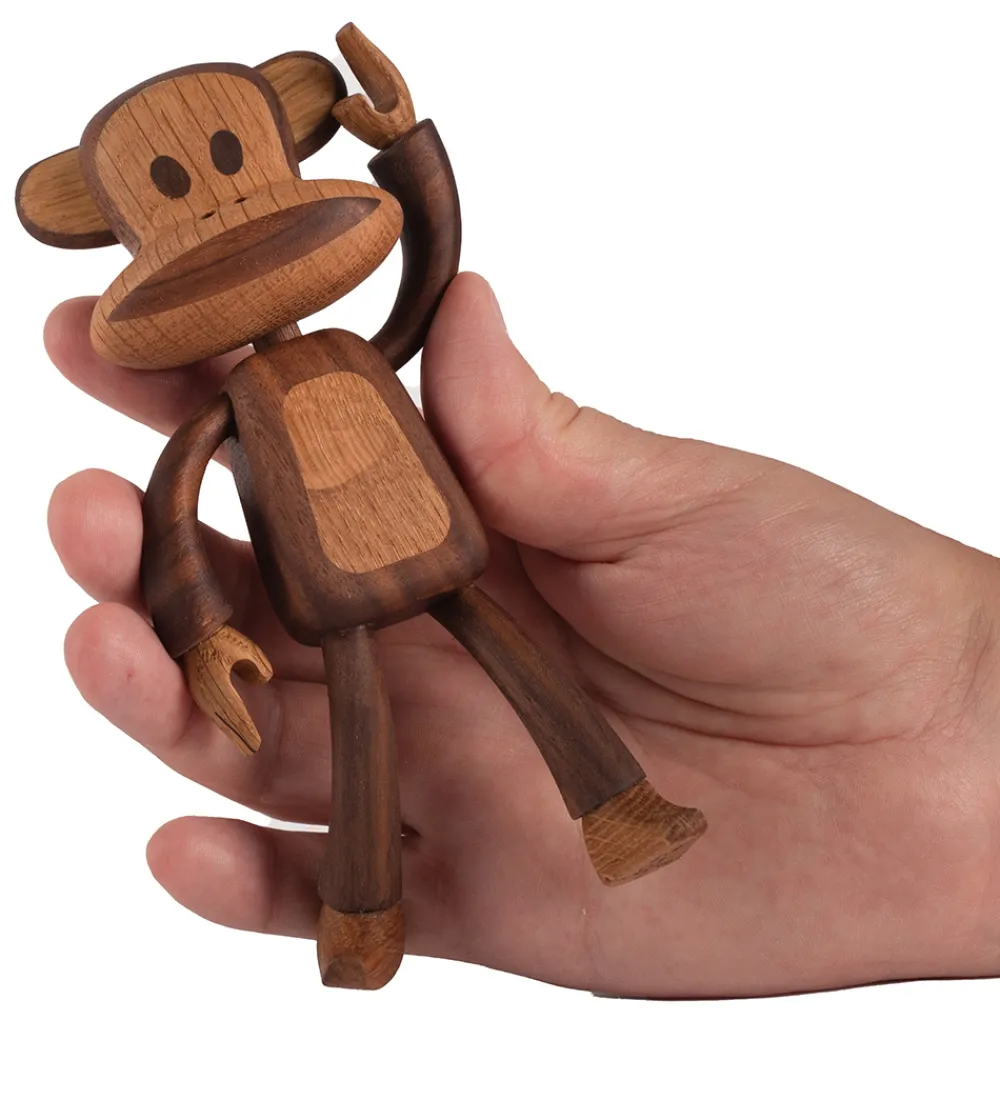 Pyntefigurer-Boyhood Paul Frank Julius Abe - Small - Oak/Smoke Stained