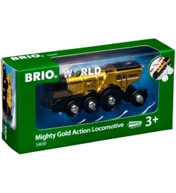 Brio-BRIO Actionlokomotiv - Batteridrevet - Guld 33630