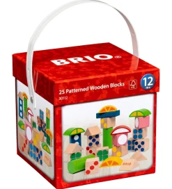 Brio-BRIO Byggeklodser m. Mønster - 25 Dele - Multifarvet 30112