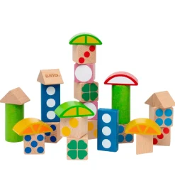 Brio-BRIO Byggeklodser m. Mønster - 25 Dele - Multifarvet 30112