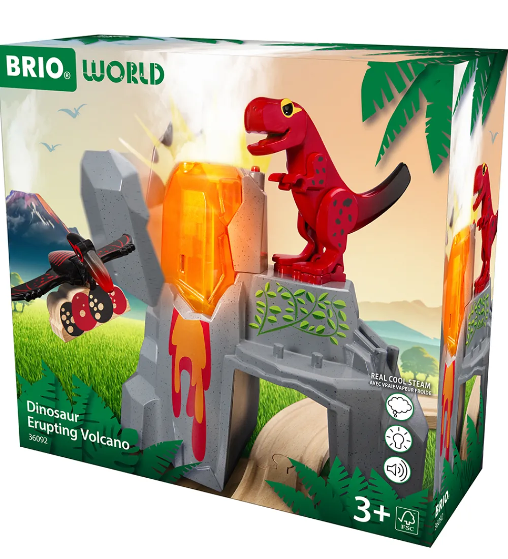 BRIO Brio*World Aktiv Vulkan m. Dinosaurer - 36092
