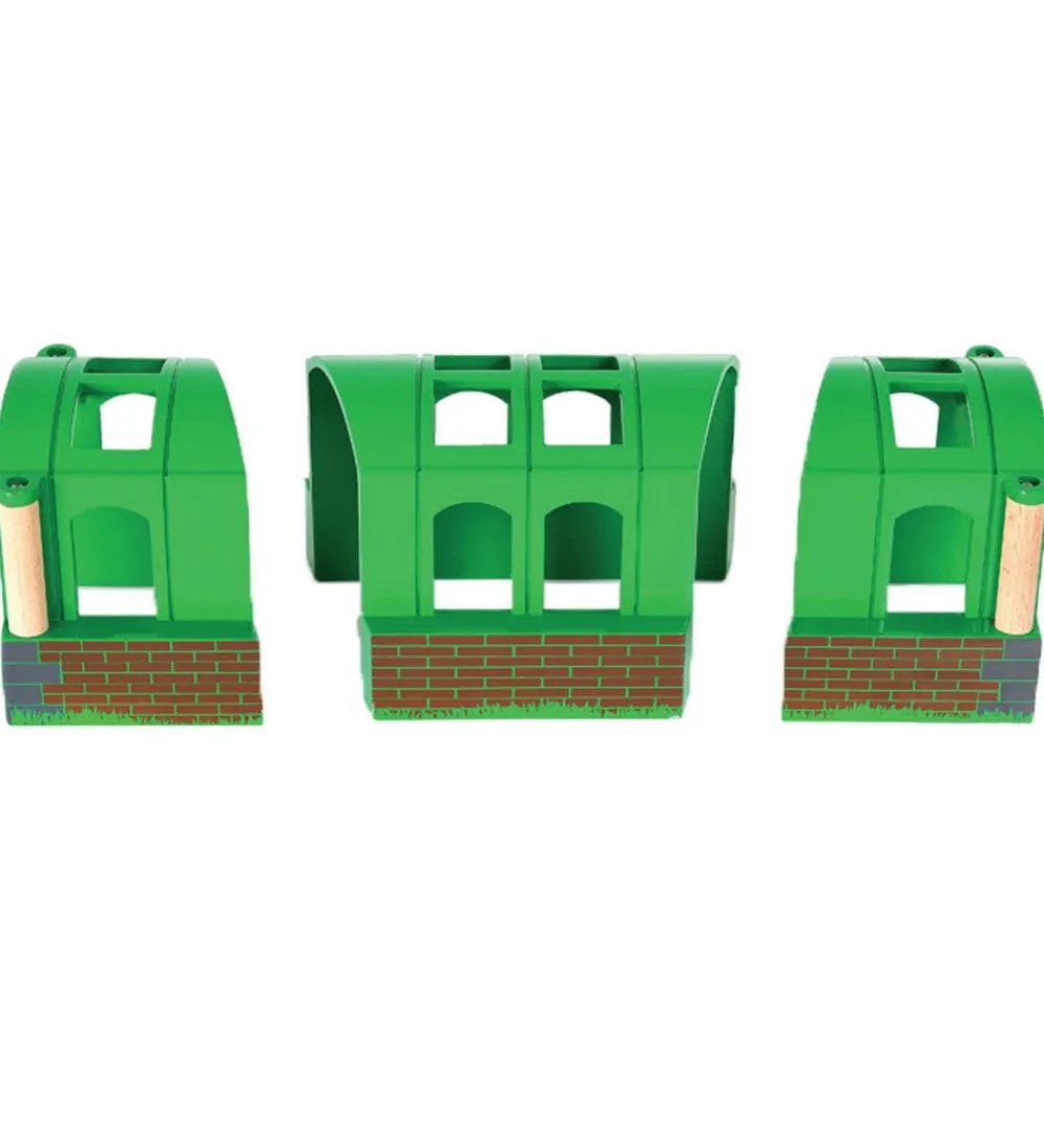 Brio-BRIO World Fleksibel Tunnel - Grøn 33709