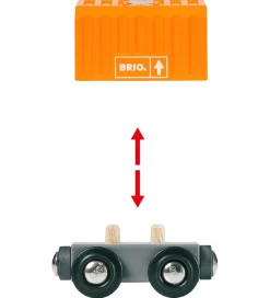 Brio-BRIO World Godstog m. 3 Vogne - Multifarvet 33982