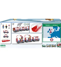BRIO Brio*World London Undergrundstog - Batterridrevet - 36085