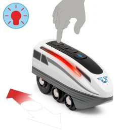 Brio-BRIO World Tog- Turbo Train - Grå 36003