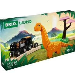 Brio-BRIO World Togbane - Cirkelsæt Dinosaur - 12 Dele - 36098