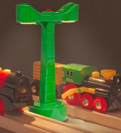 Brio-BRIO World Togbanelys - Grøn 33836