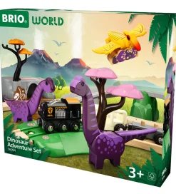 Brio-BRIO World Togbanesæt m. Dinosaurer - 21 dele - 36094