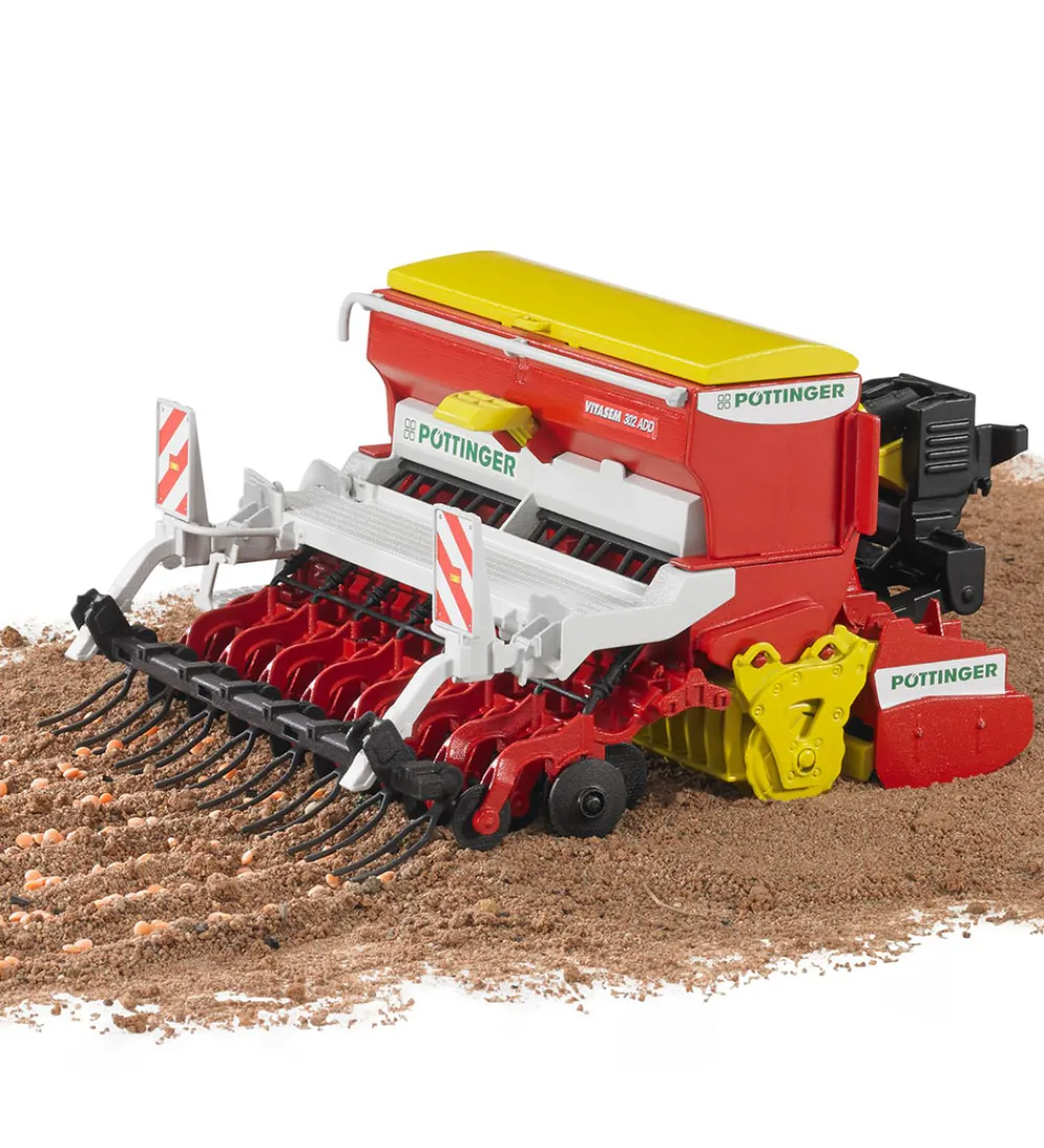 Bruder Traktorer*Arbejdsmaskine - Pöttinger Vitasem 302ADD - 02347