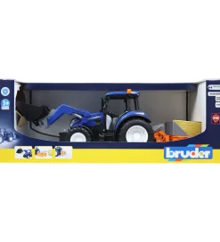 Traktorer-Bruder Traktor - New Holland T5.120 m. Frontlæsser - 02187
