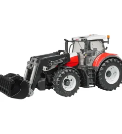 Traktorer-Bruder Traktor - Steyr 6300 Terrus CV m. Frontlæsser - 03181