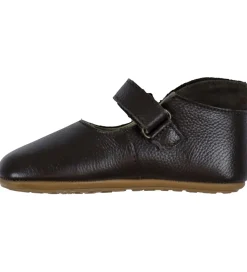 Hjemmesko-Bundgaard Ballerina Skindfutter - Wide Fit - Aya Flower - Brown