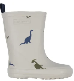 Gummistøvler-Bundgaard Gummistøvler m. For - Wide Fit - Aspen - Ivory Dino
