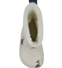 Gummistøvler-Bundgaard Gummistøvler m. For - Wide Fit - Aspen - Ivory Dino