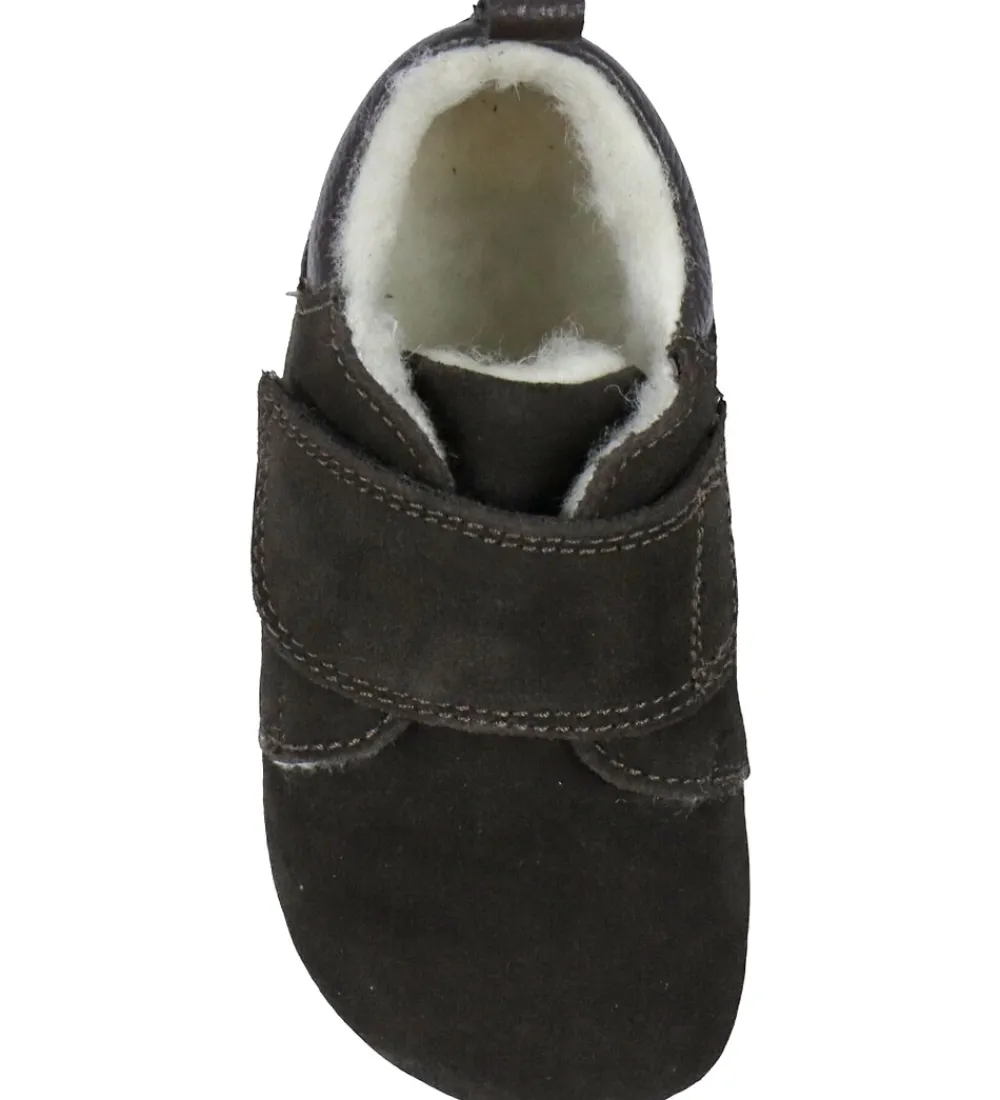 Bundgaard Hjemmesko*Hjemmesko - Wide fit - Teddy - Dark Brown