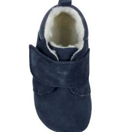 Hjemmesko-Bundgaard Hjemmesko - Wide Fit - Teddy Navy - Blue
