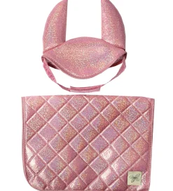Kæpheste-by ASTRUP Sadelunderlag Til Kæpheste - Pink m. Glimmer