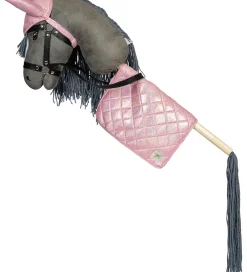 Kæpheste-by ASTRUP Sadelunderlag Til Kæpheste - Pink m. Glimmer