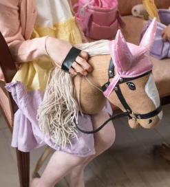 Kæpheste-by ASTRUP Sadelunderlag Til Kæpheste - Pink m. Glimmer