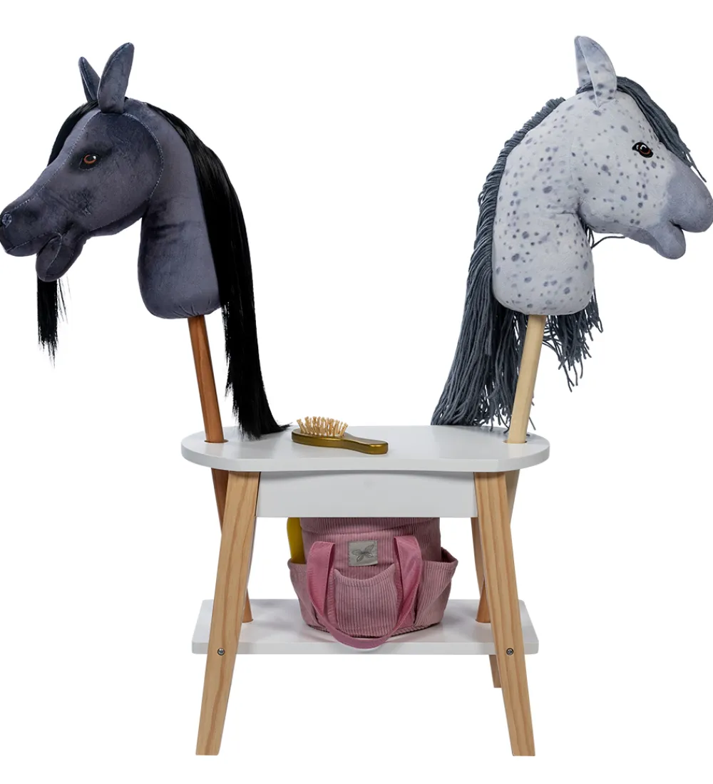 by ASTRUP Kæpheste*Styling Skammel Til Kæphest - hvid
