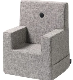 by KlipKlap Stole*Lænestol - Kids Chair XL - 63x49x42 cm - Multi Grey/