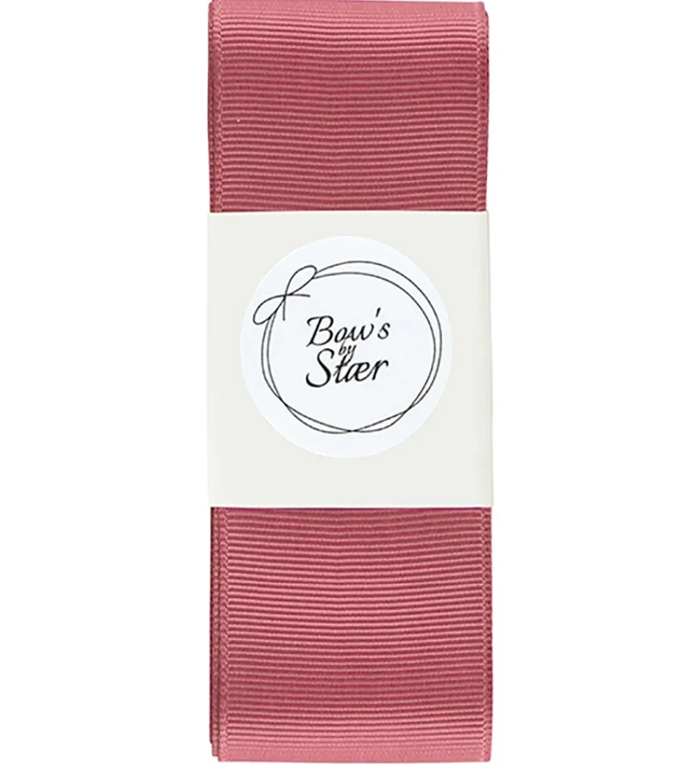 By Stær Hårbånd*Dåbsbånd m. Sløjfe - Dusty berry
