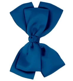 Hårbånd-By Stær Dåbsbånd m. Sløjfe - Satin - Double Bow - Navy
