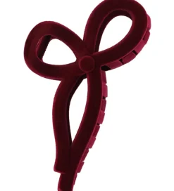Hårspænder-By Stær Hårklemme - Merina Velour - 13 cm - Stor - Bordeaux