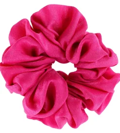 By Stær Scrunchies*Scrunchie - Isabella - 18 cm - Mørk Pink