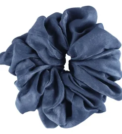 By Stær Scrunchies|Hårelastikker*Scrunchie - Isabella - Mørkeblå