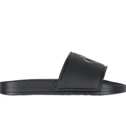 Calvin Klein Klipklappere*Badesandaler - Logo Print Pool Slide - Sort