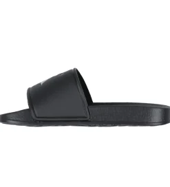 Calvin Klein Klipklappere*Badesandaler - Logo Print Pool Slide - Sort
